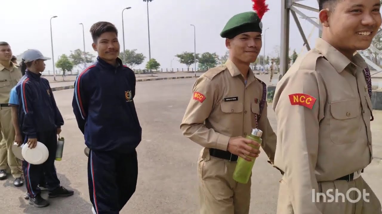 NCC cadets activity and Lunch break//