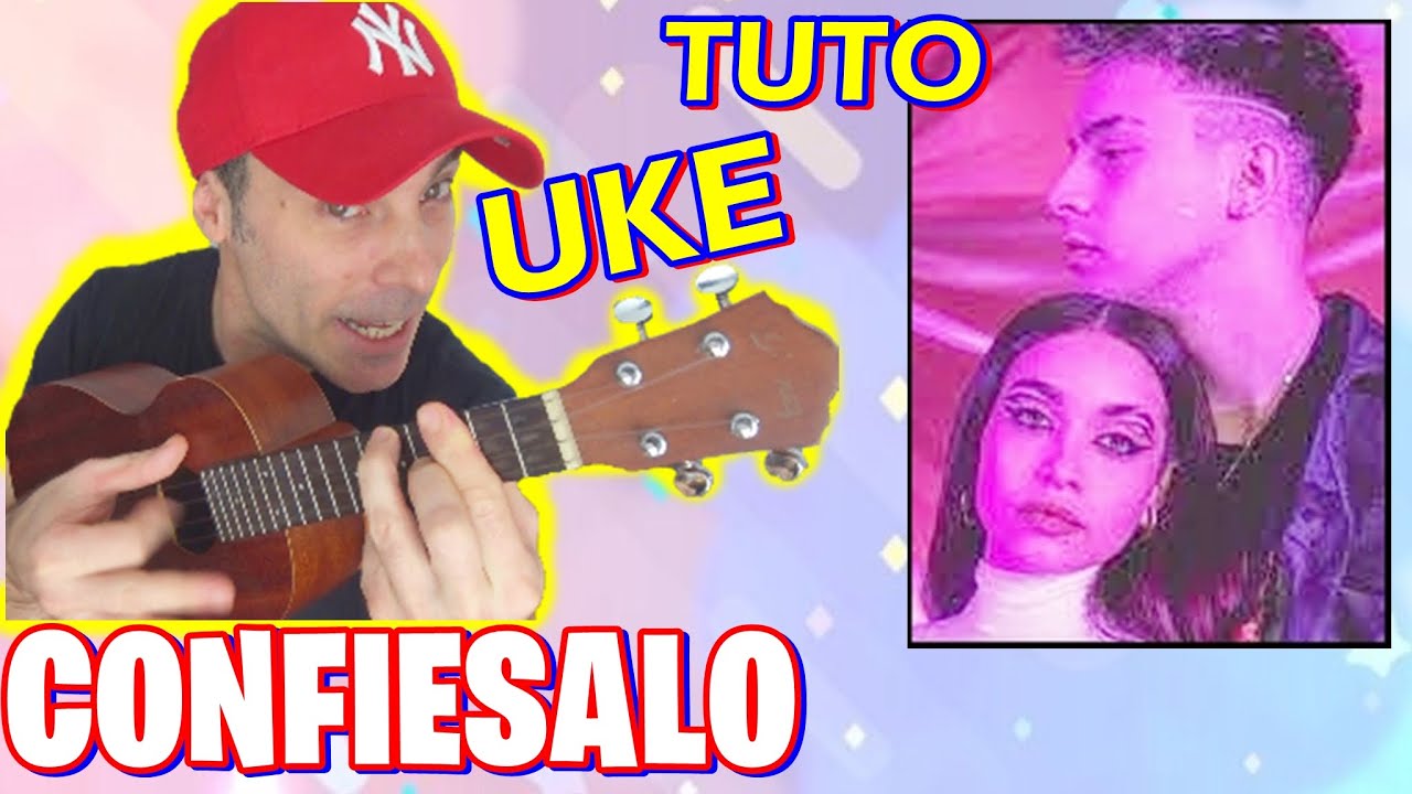 COMO Tocar💃 CONFIESALO de MARIA BECERRA ( UKELELE ) RUSHERKING, Acordes y RITMICA, Tutorial FACIL