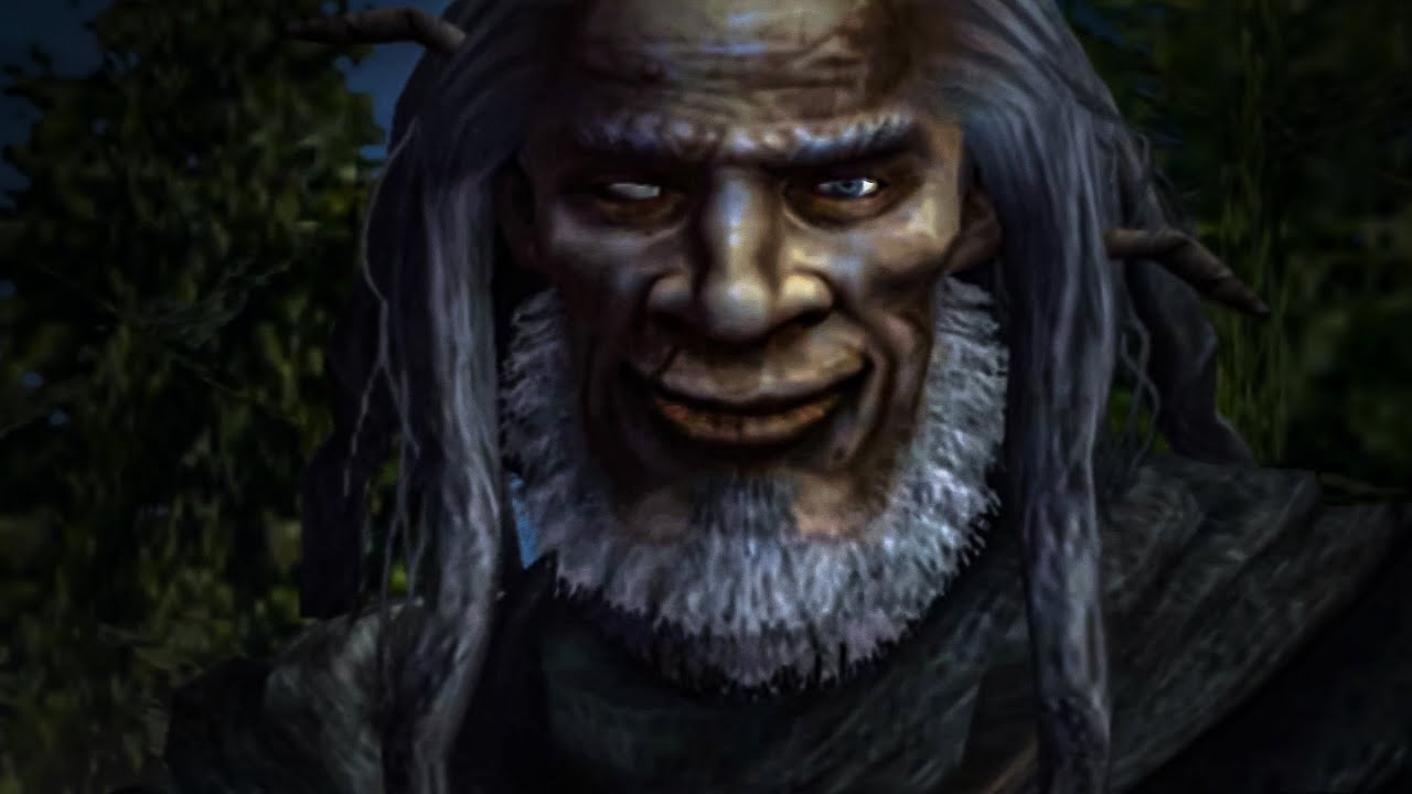 Кратос встречает Зевса, замаскированного под могильщика — God of War 1
