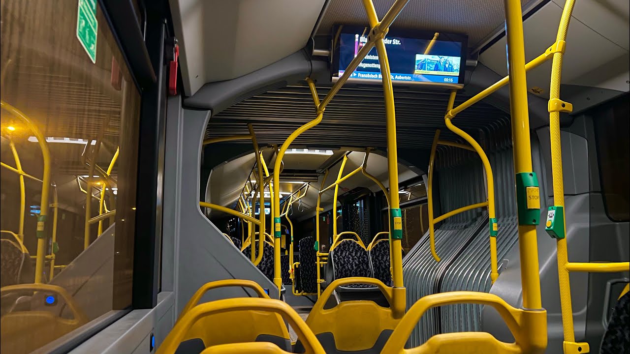 Abends unterwegs im Mercedes C2 G auf der Linie 893 - BVG Berlin (4K Mitfahrt)