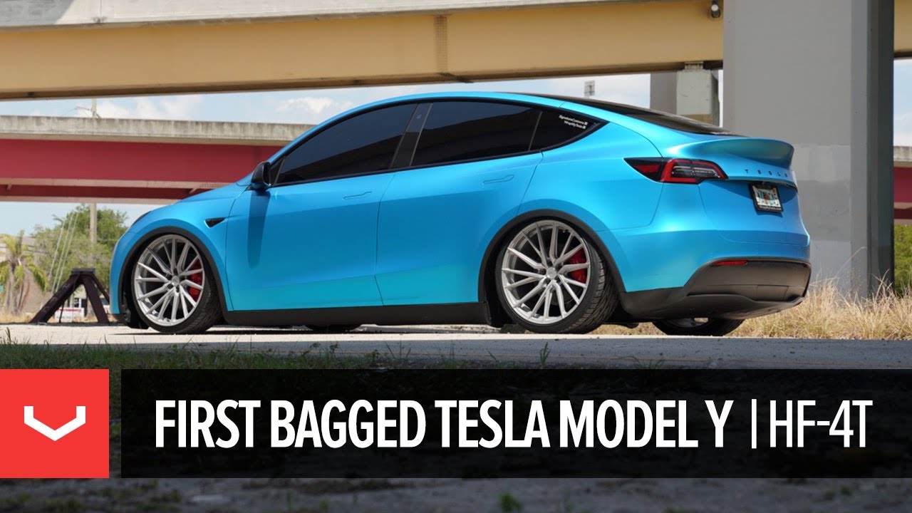 First-Ever, Bagged Tesla Model Y | Hybrid Forged HF-4T