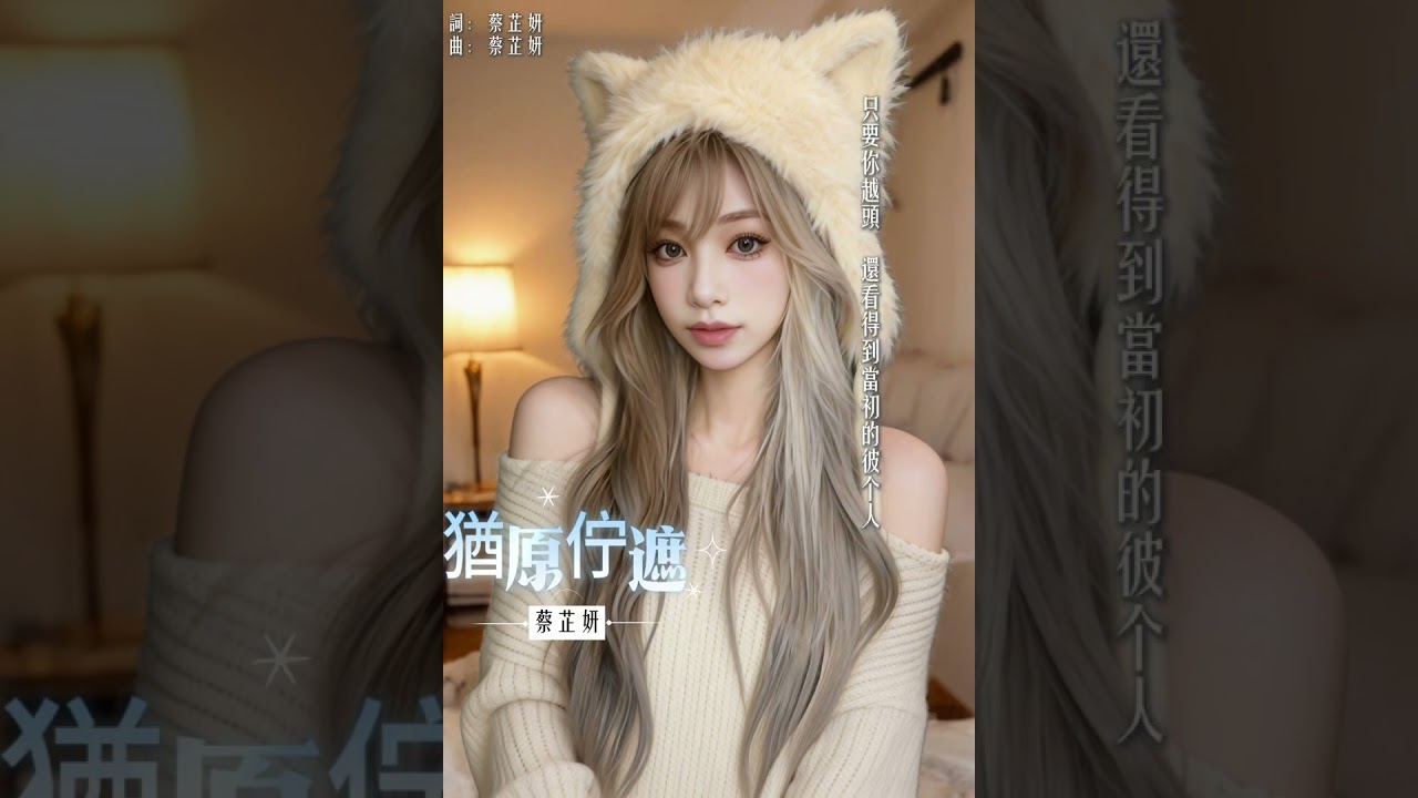 猶原佇遮 - 蔡芷妍｜「我猶原佇遮 做你袂散的影伴」動態歌詞