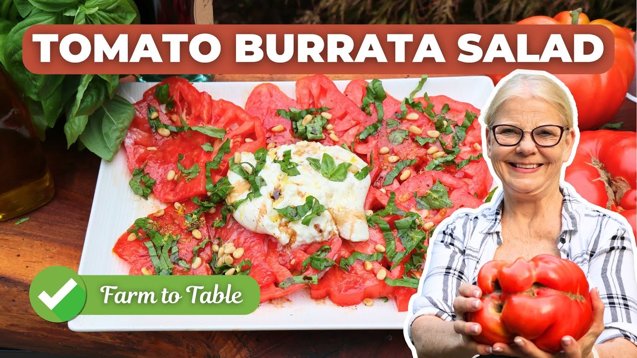 🍅 Fresh Tomato Burrata Salad Recipe for Summer | Dr. Joanette
