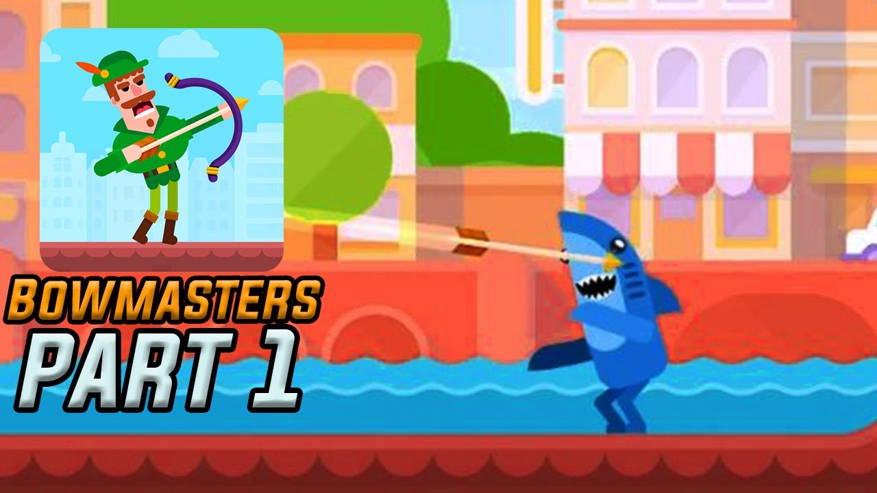 Bowmasters - SwipeGameplay Playthrough Part 1 - The Beginning