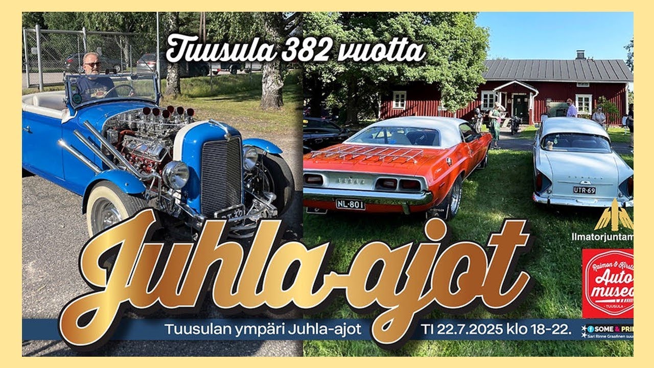 Yli 200 autoa TUUSULA JUHLA-AJOSSA 2025