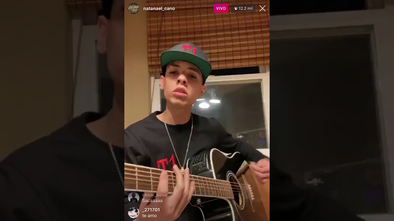Natanael Cano - Disfrutó Lo Malo En Vivo En Instagram