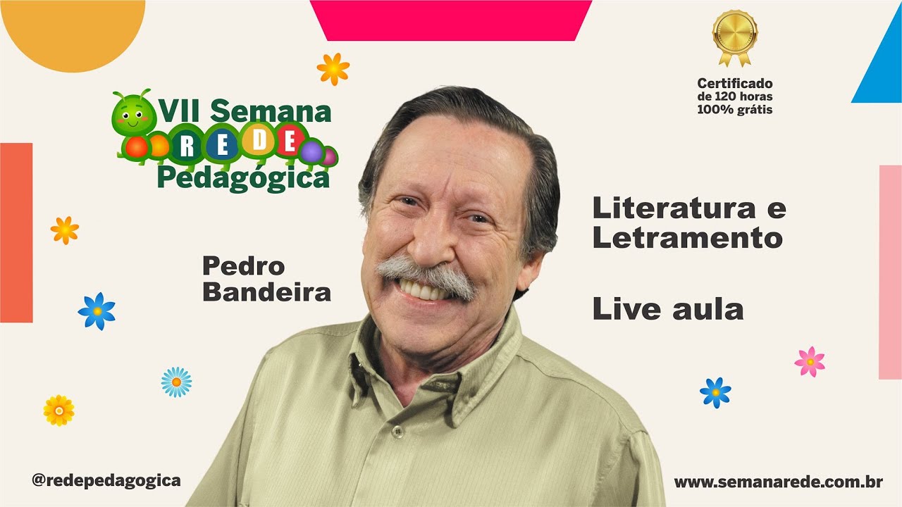Literatura e letramento com Pedro Bandeira - live aula