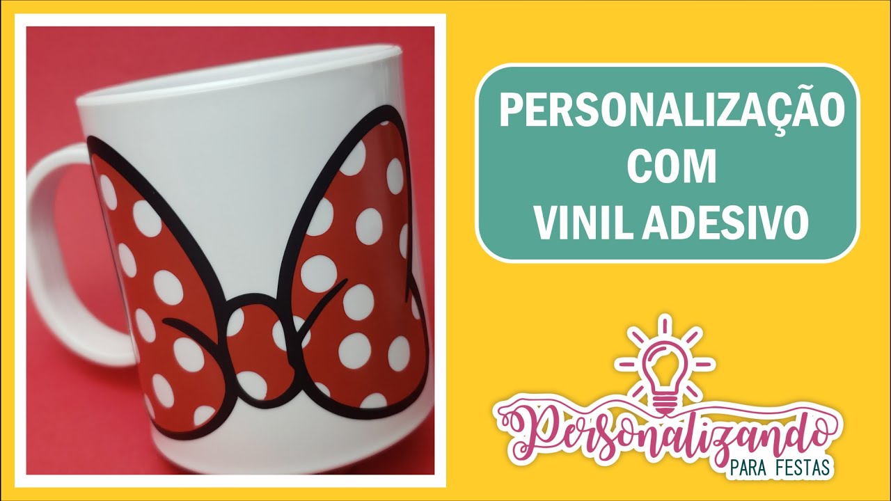 Personalização com vinil adesivo | Personalizando para Festas
