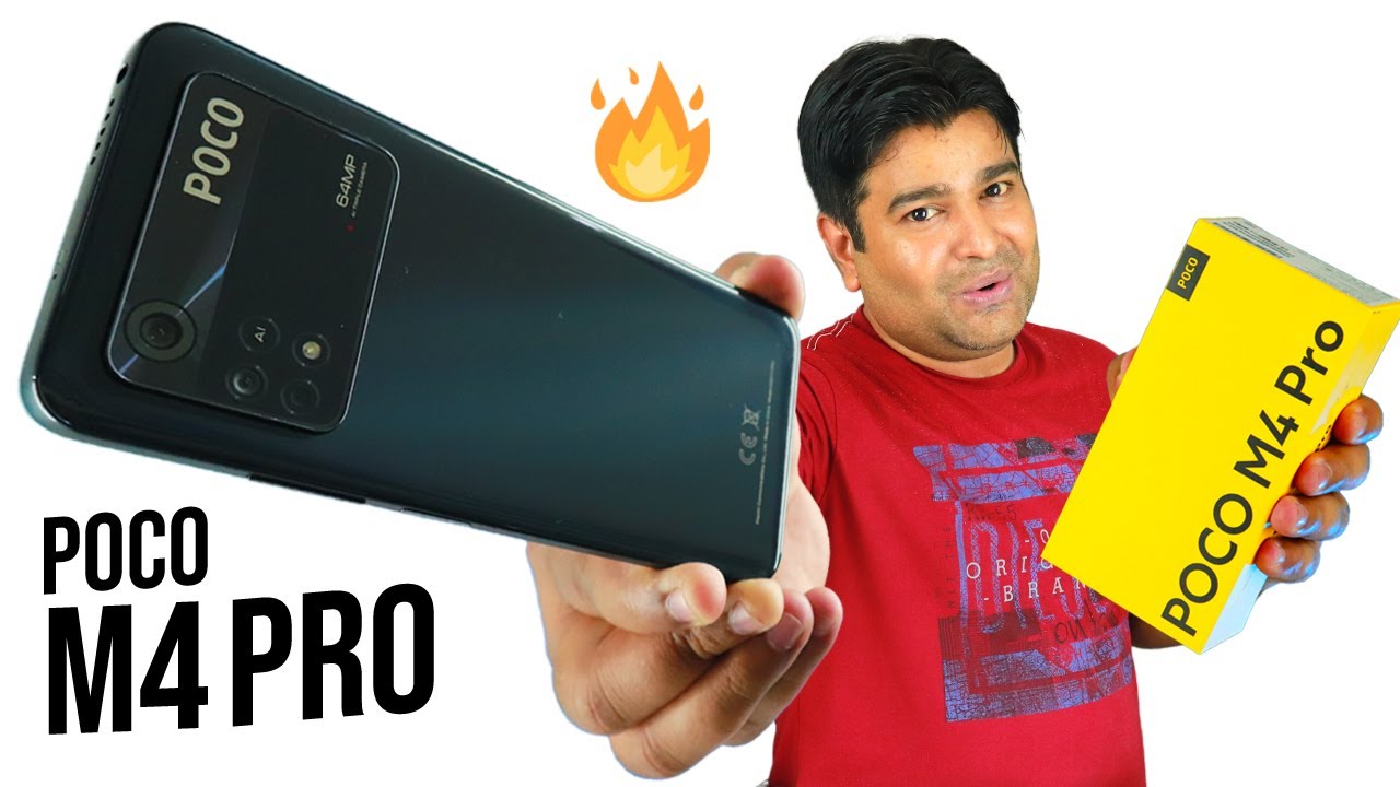 Poco M4 Pro 4G Unboxing ⚡ AMOLED 90Hz, 64MP Cameras, 33W And More