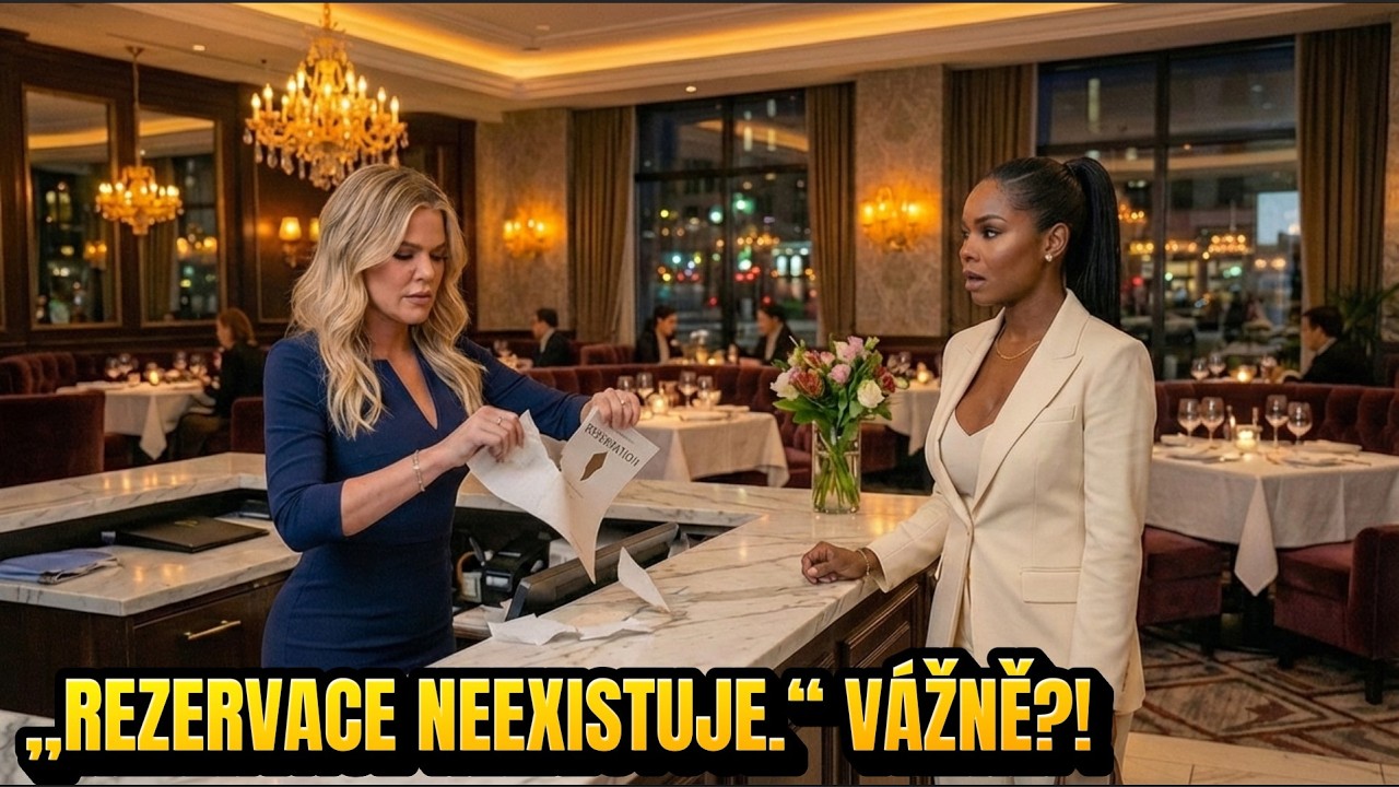 Černošské generální ředitelce bylo řečeno „Žádné volné stoly“, navzdory její REZERVACI