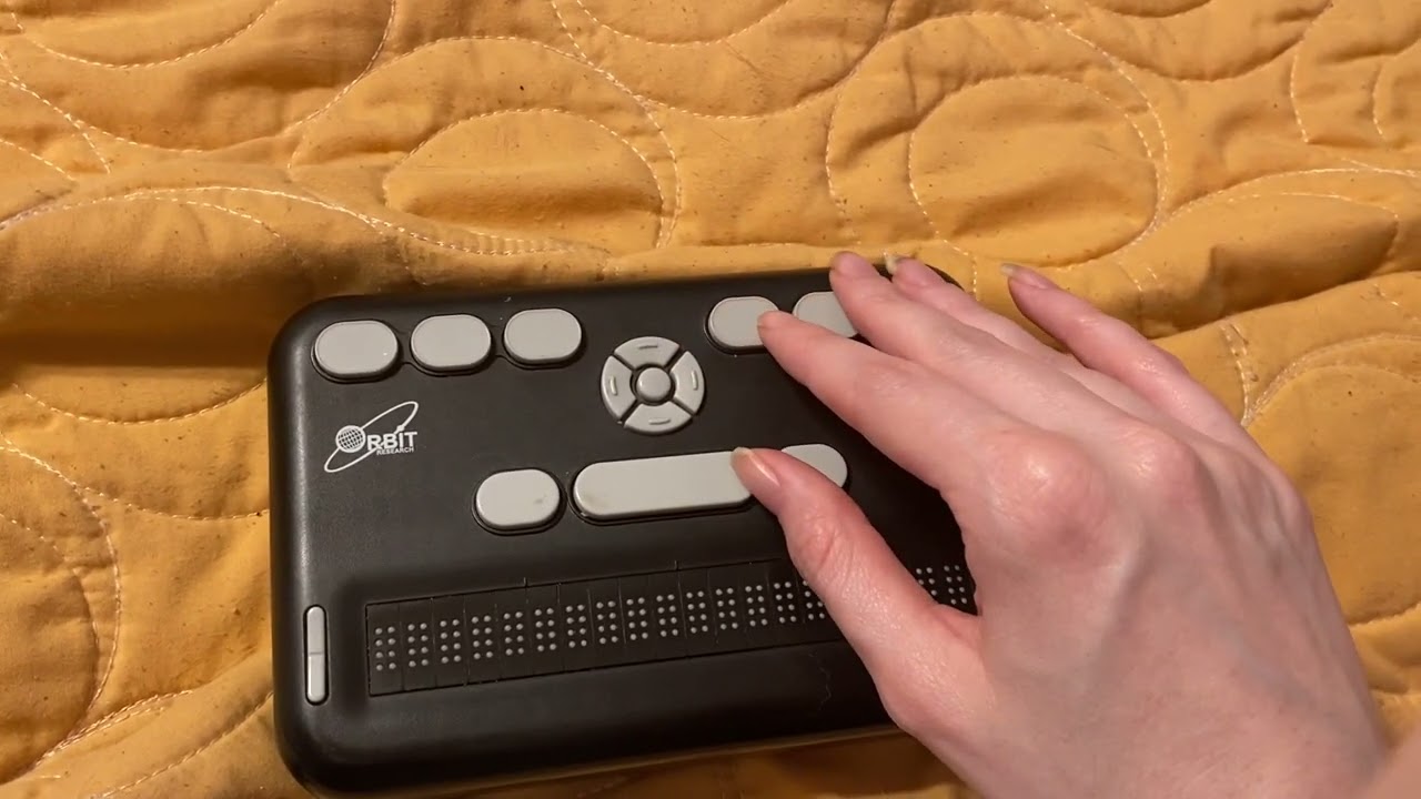 Getting my orbit reader fixed!￼