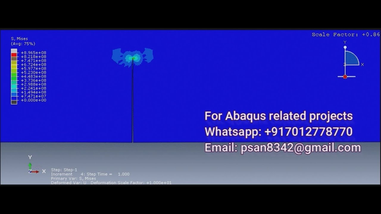 4 Point Bending Crack simulation using Abaqus | Abaqus Tutorial | FEA Guru
