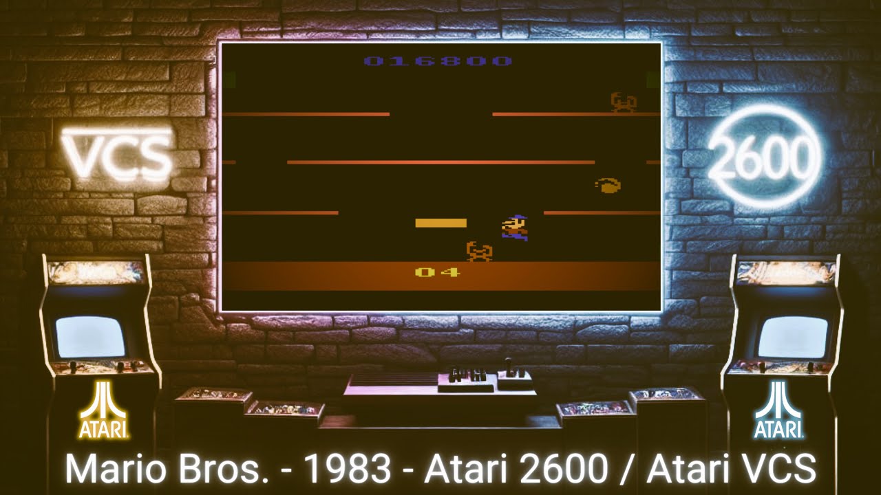 Mario Bros. - 1983 - Atari 2600 ( Atari VCS )