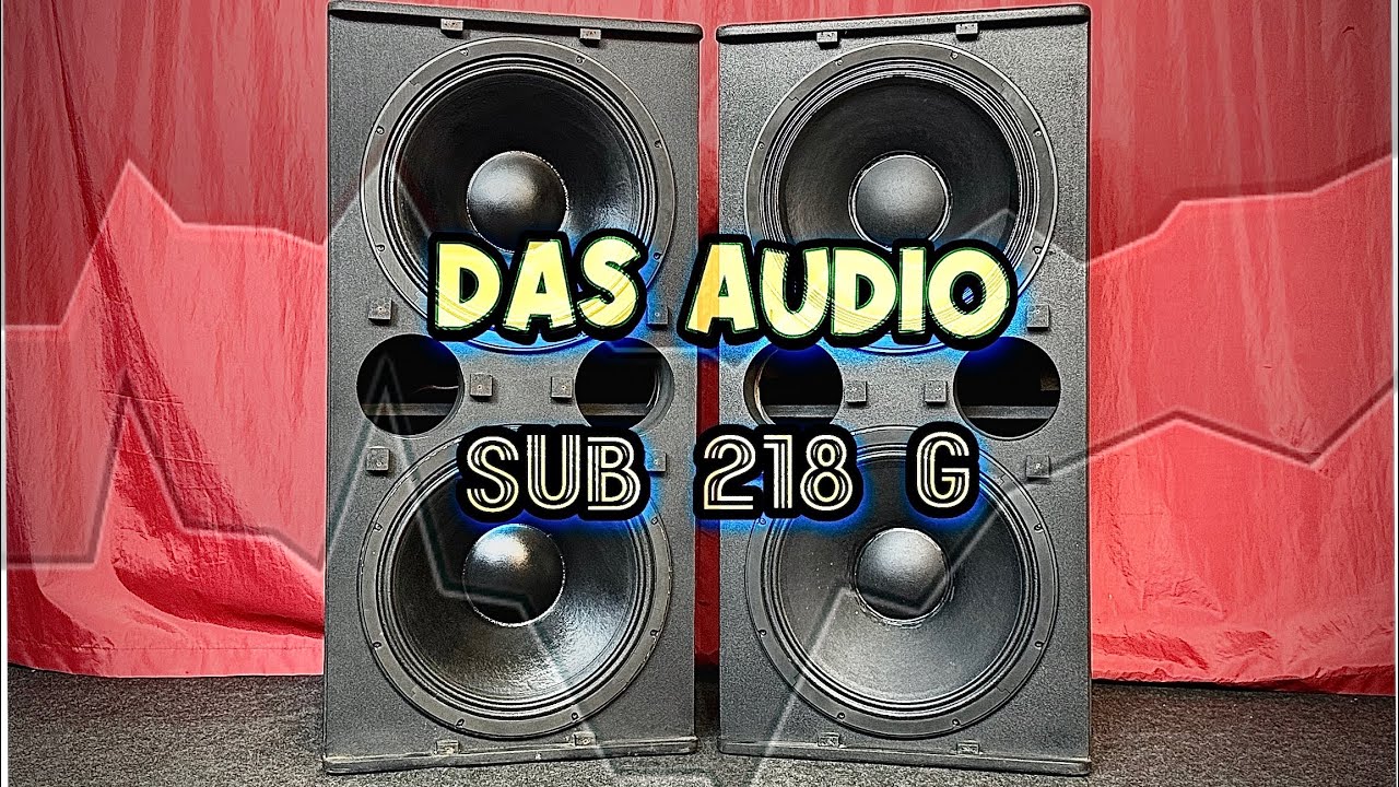 Обзор сабвуферов DAS AUDIO 218 G