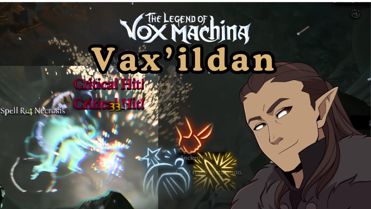 Vax’ildan Build Baldur’s Gate 3 from Vox Machina Critical Role
