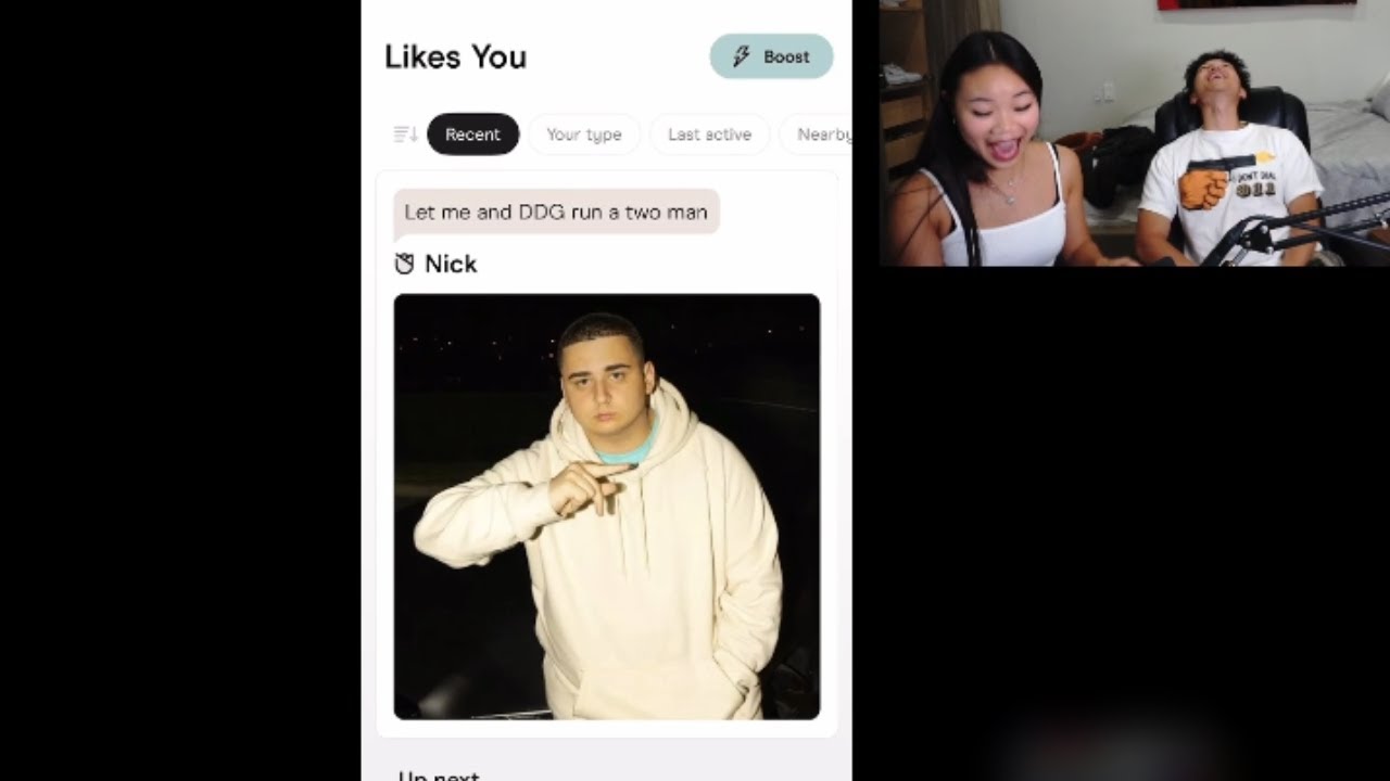 Sa Nguyen Gets JUMPSCARED By Lacy's Picture On Hinge