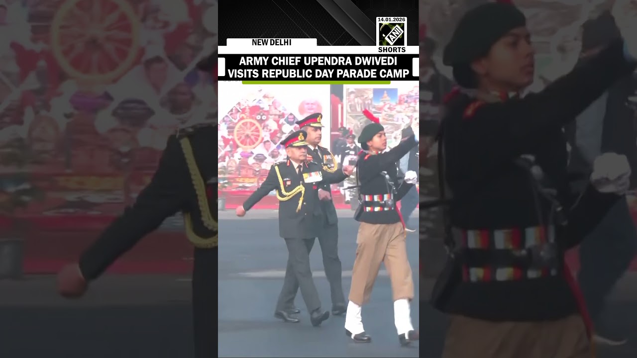 Chief of Army Staff General Upendra Dwivedi visits Republic Day Parade Camp 2026