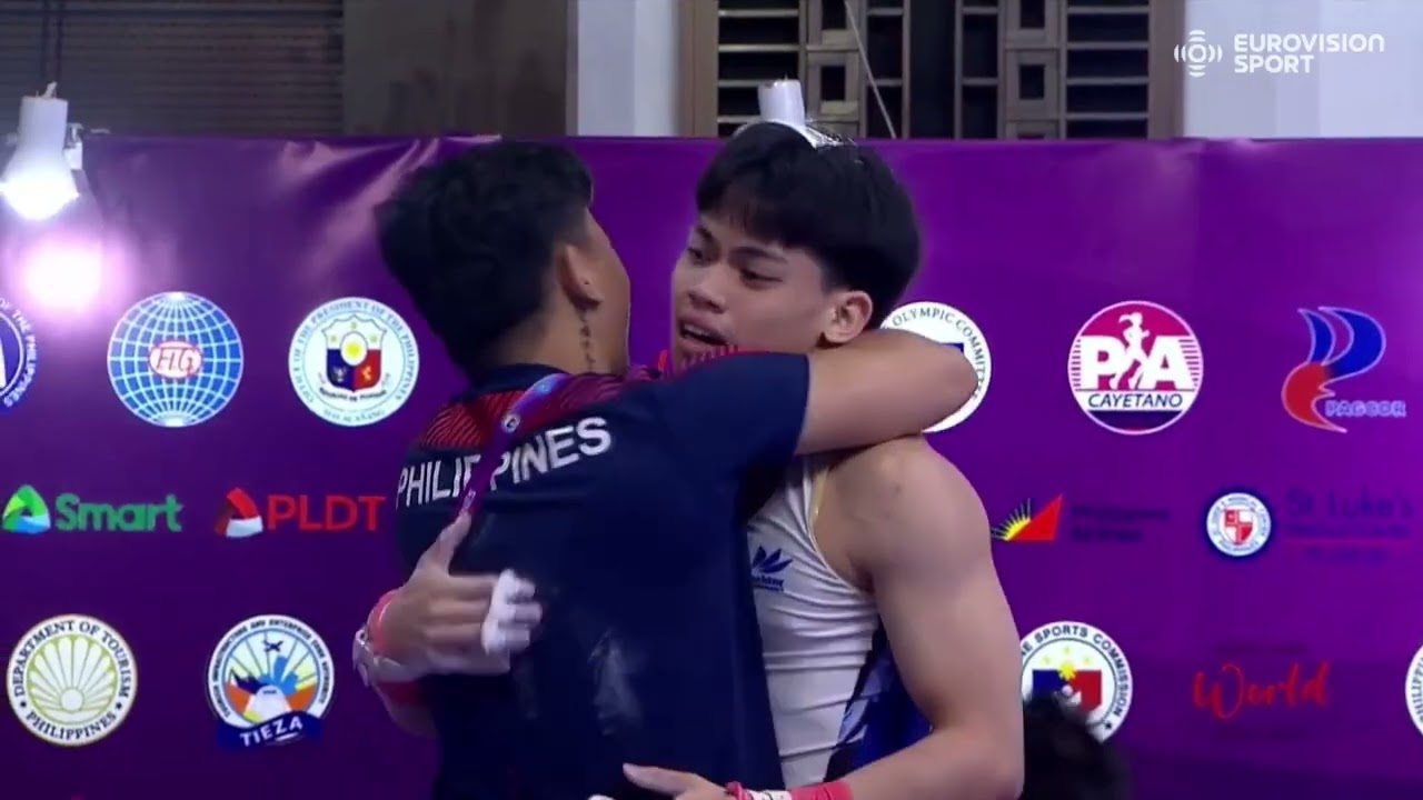 Karl Jahrel Eldrew Yulo. 2025 World Junior Championships. EF. HB