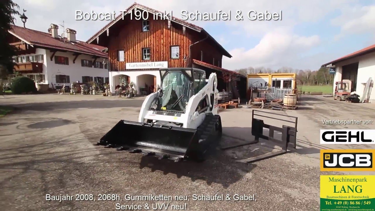 Bobcat T190 Kompaktlader Skid Steerloader