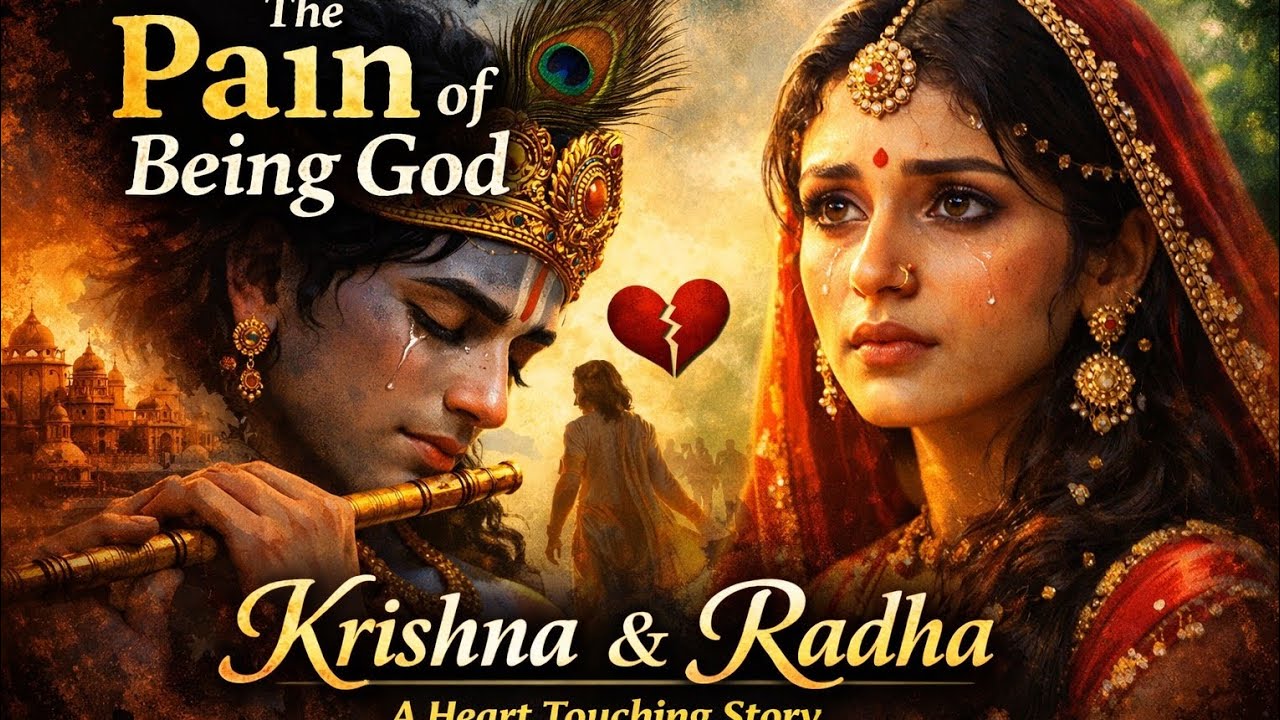 The Pain of Being God | Untold Story of Krishna & Radha | Heart Touching Spiritual Story...