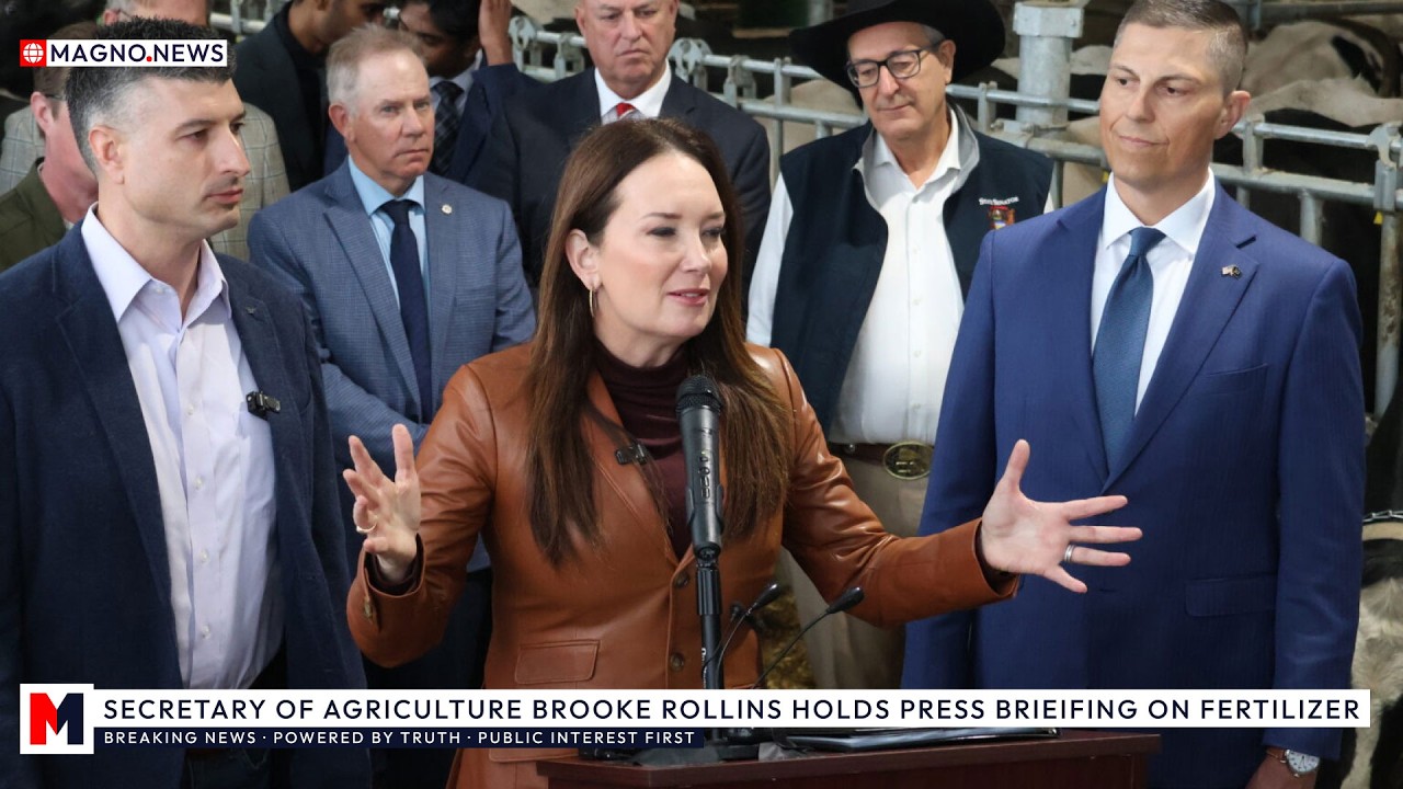 🇺🇸 Secretary of Agriculture Brooke Rollings Holds Fertilizer Press Briefing [LIVE]