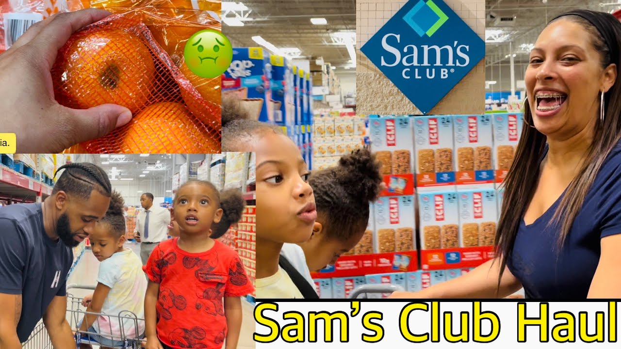 Sam’s Club Grocery Haul.  Come with us. Family VLOG Always Check your Fruit