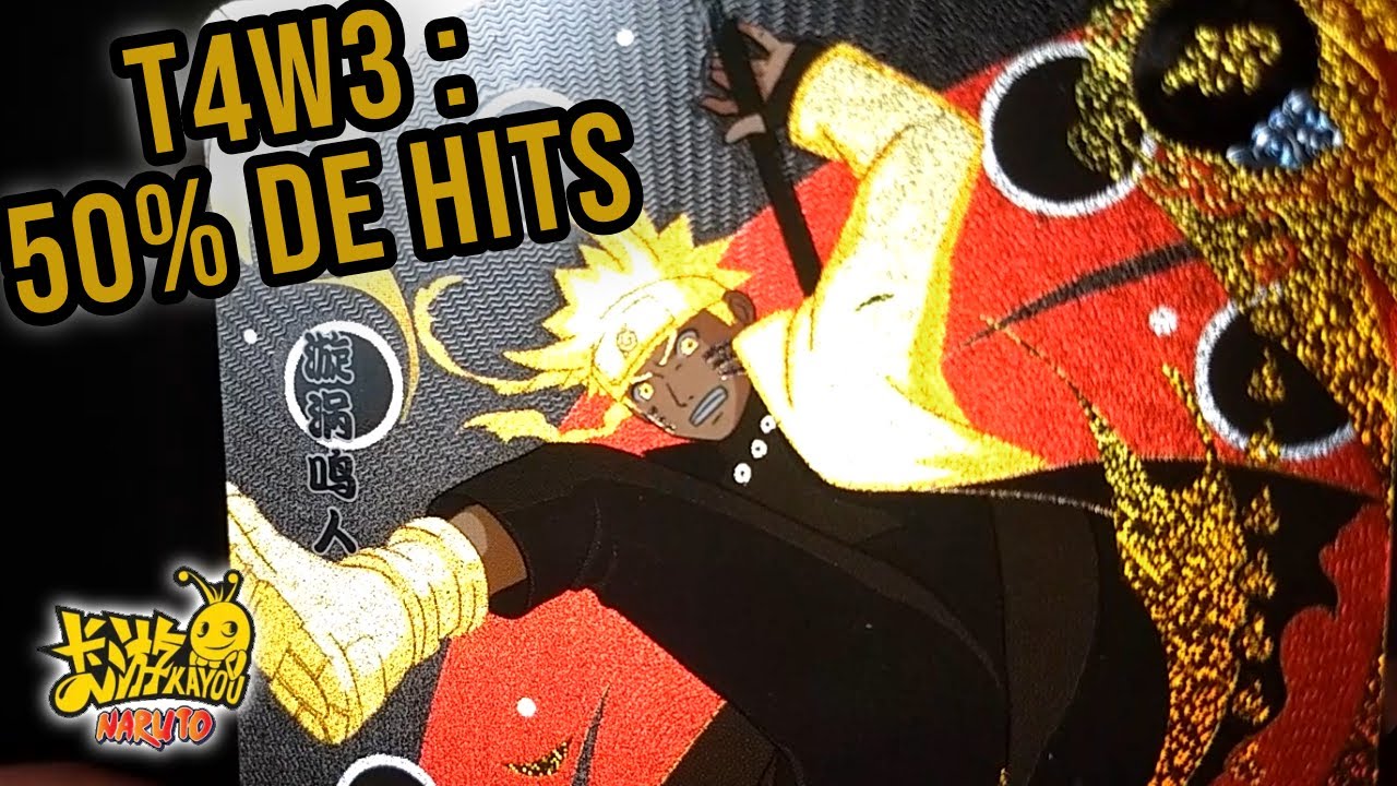 Naruto Kayou Tier 4 Wave 3 : 18 boosters, 9 hits !