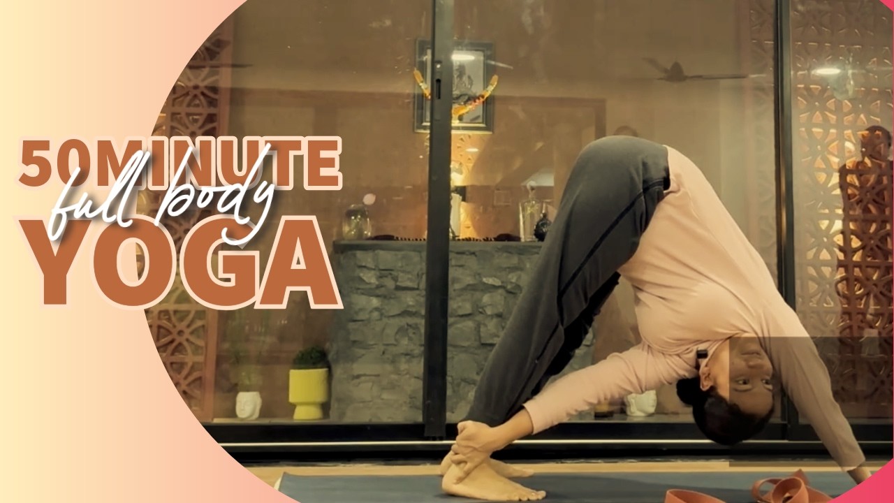 Yoga for Beginners in Hindi | Practice #12 | 50 Minute Full Body Yoga