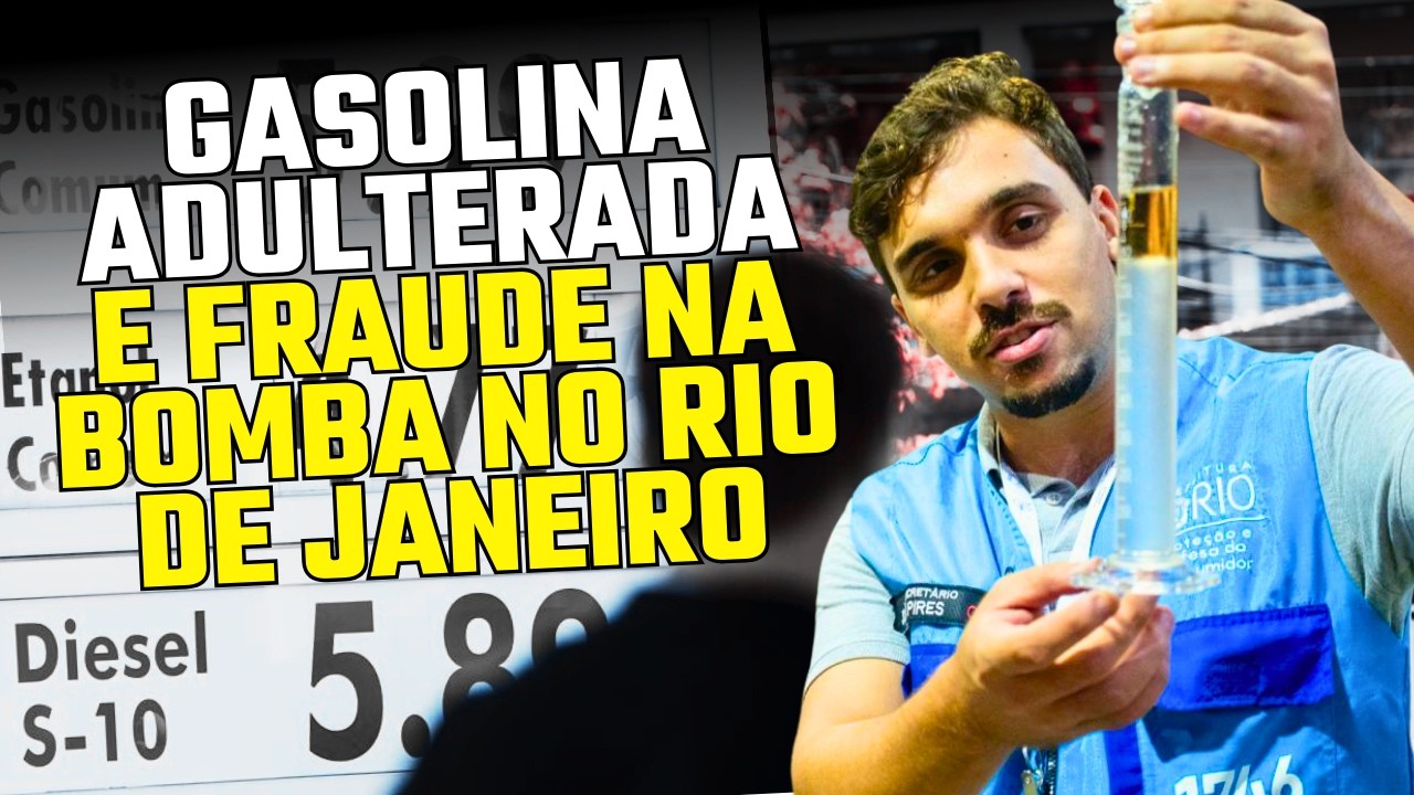 ENCONTRAMOS GASOLINA ADULTERADA E FRAUDE NA BOMBA NESSE POSTO NO RJ