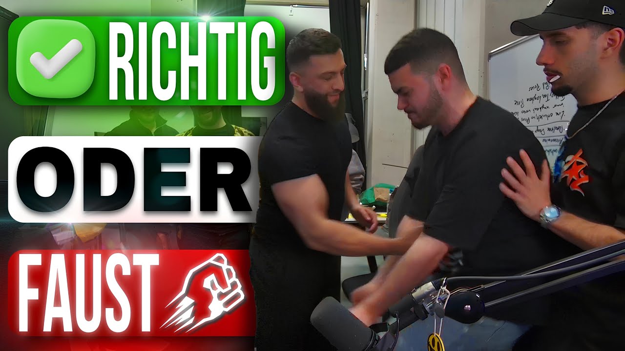 RICHTIG oder FAUST👊🏻 mit Mert, Halid, Maus & Jussef