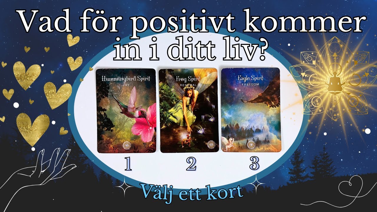 Vad för positivt kommer in i ditt liv? 🙏⭐️🪶 TAROT 💫 Pick a Card ✨