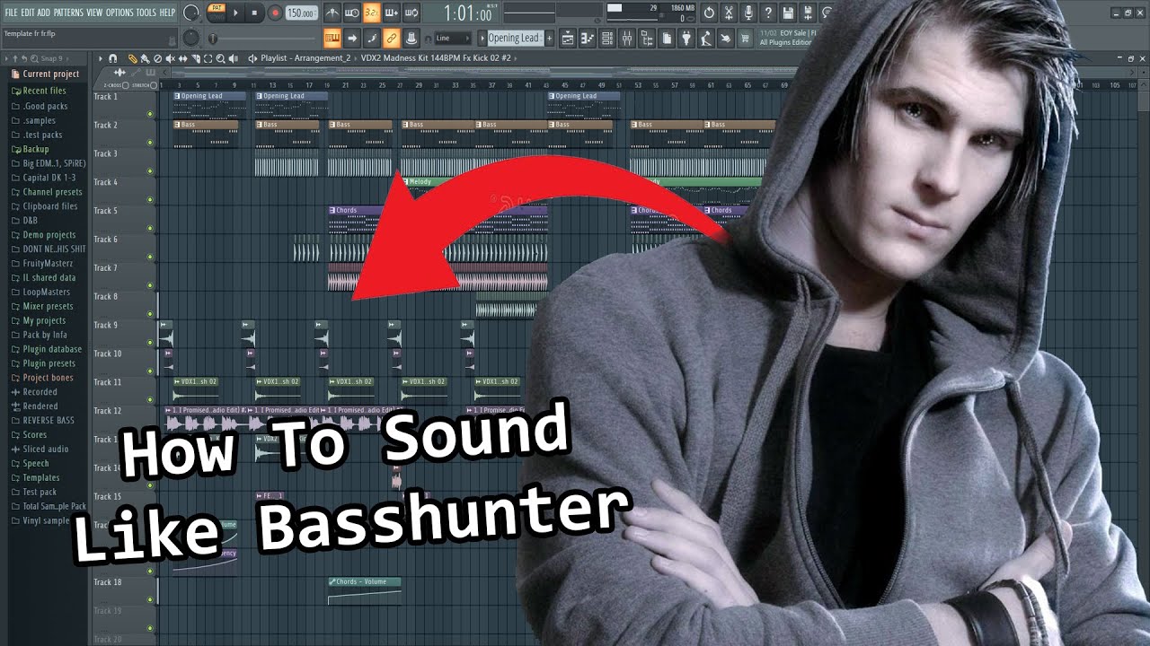 How To Sound Like Basshunter - I Promised Myself Breakdown - FL Studio 20