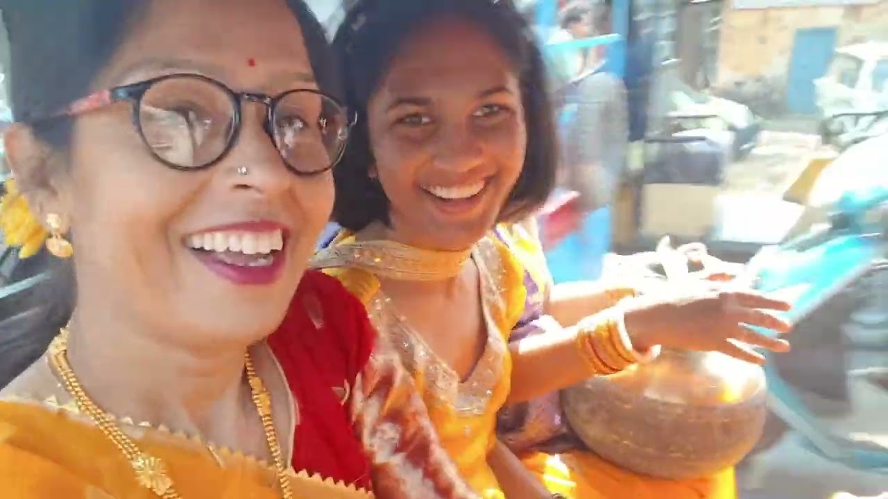 #minivlog Ankurer gaye holudh 