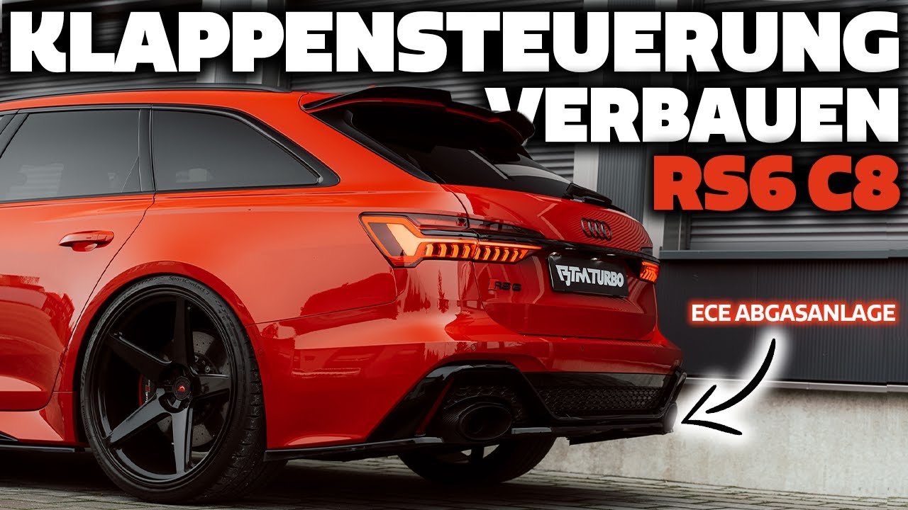 KLAPPENSTEUERUNG am RS6 C8 verbauen mit BTM Turbo ECE ABGASANLAGE