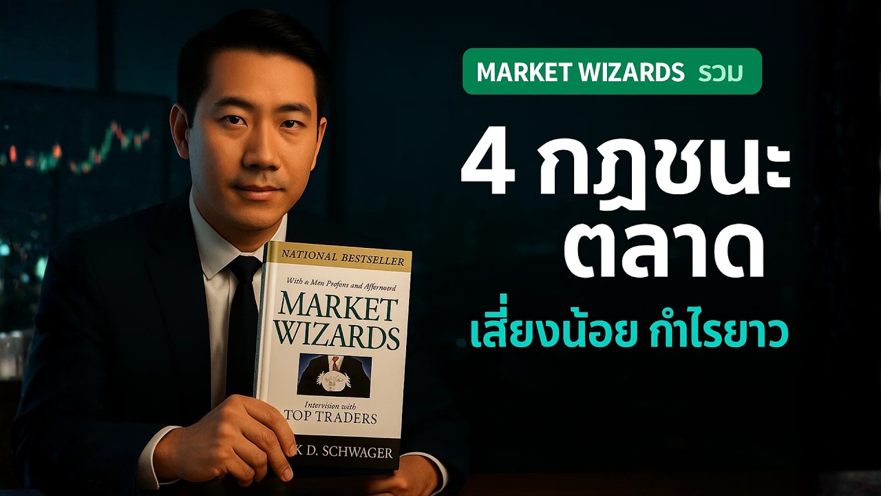 4 กฎชนะตลาดฉบับโปร: ตัดขาดทุนไว ปล่อยกำไรวิ่ง วินัยเหล็ก | Market Wizards