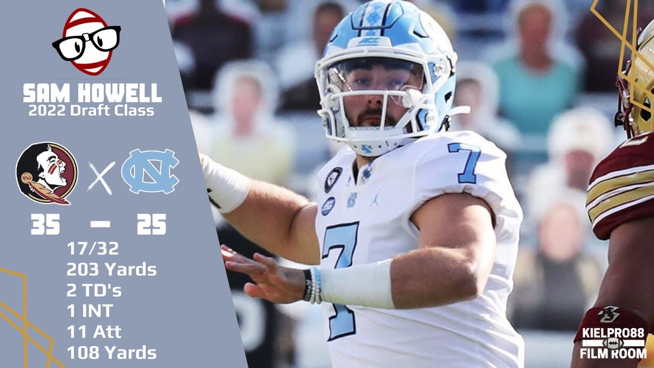 Sam Howell (North Carolina QB) vs Florida State (2021)
