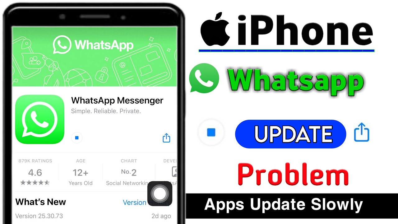 Iphone WhatsApp Update Problem||IPhone Main WhatsApp Update Nahi Ho Raha Hai