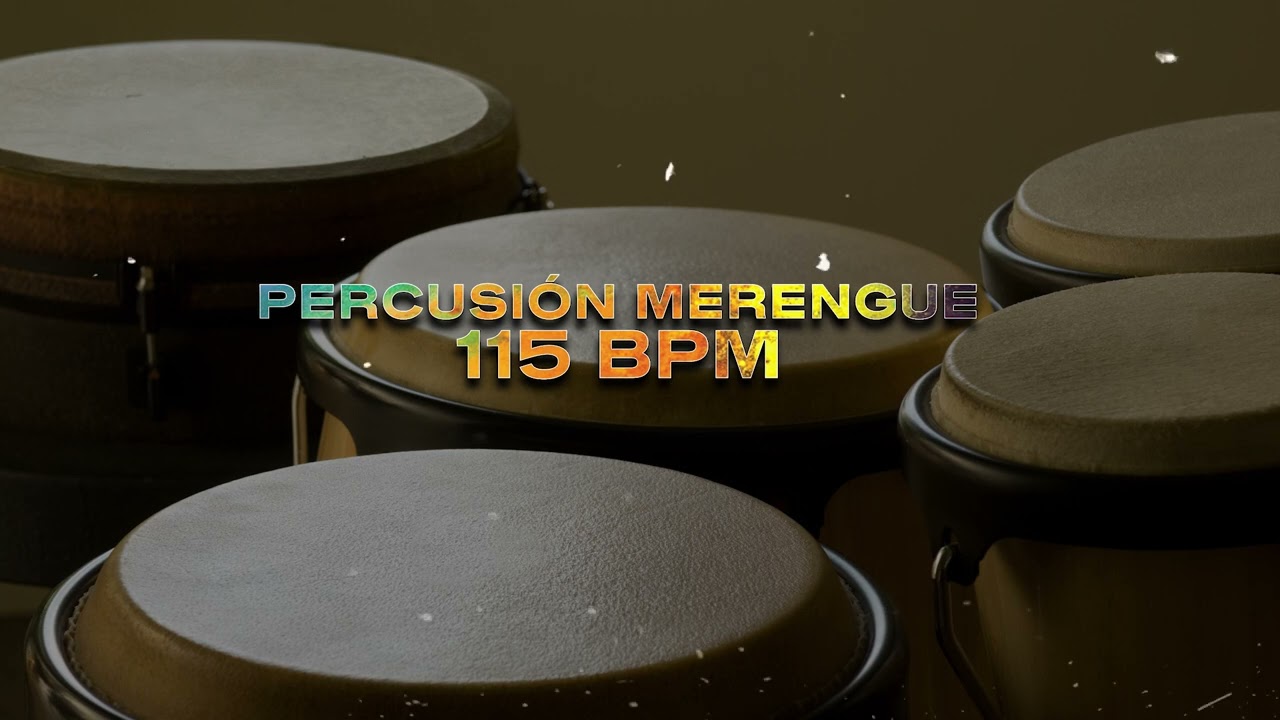 BASE PERCUSION DE MERENGUE | INSTRUMENTAL PERCUSIÓN 115BPM SONIDO HD