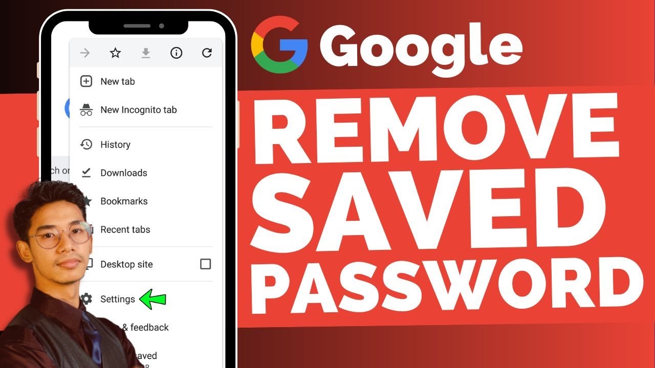 How To Remove Saved Password From Google Account !
