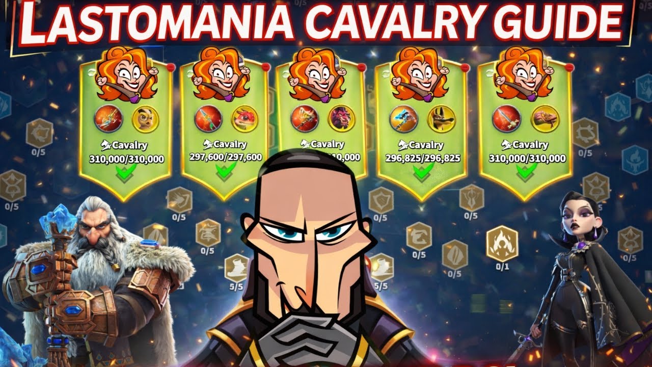 LASTOMANIA CAV GUIDE| SETUPS | TALENTS | PETS