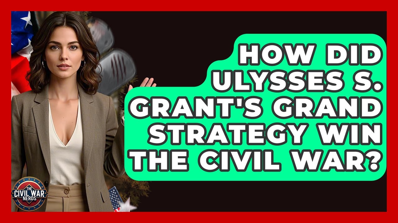 How Did Ulysses S. Grant's Grand Strategy Win The Civil War? - The Civil War Nerds