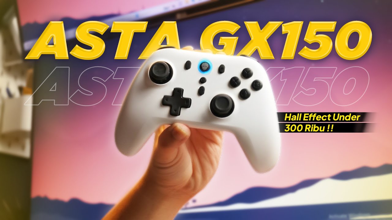 Gamepad Wireless HALL EFFECT Lokal Under 300 RIBU !! (Review Rexus Asta GX150)