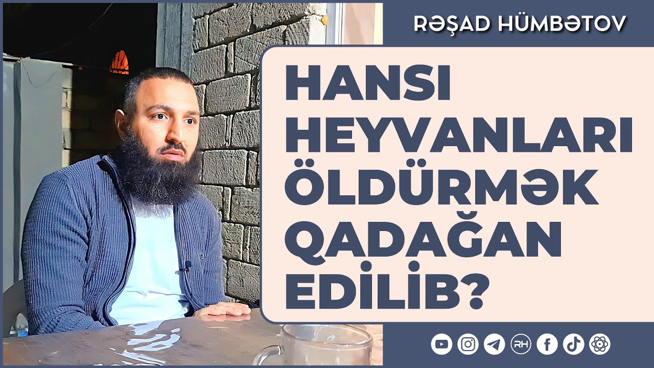 🌿 Hansı heyvanları öldürmək qadağan edilib? 👉 Rəşad Hümbətov