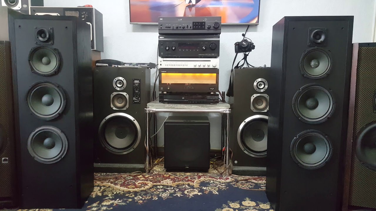 Schneider super team ls ( dual cl 1000) & pre amp optonica sm 5100 + amp Technics se-a70 test