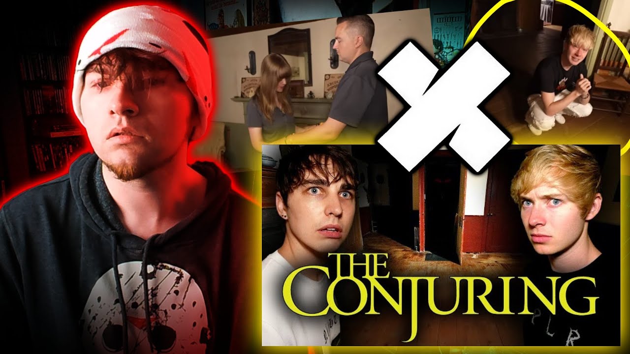 Surviving A Week at The Real Conjuring House | SAM AND COLBY REACTION | 