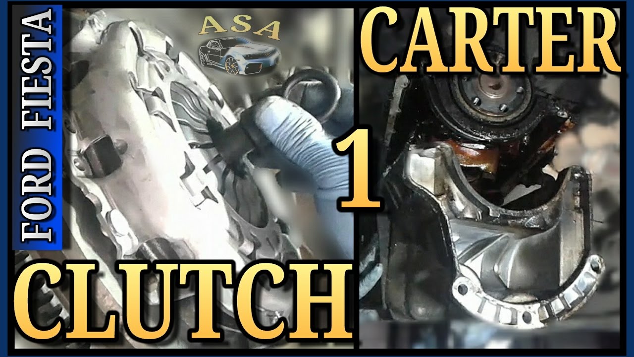 COMO CAMBIAR EL CLUTCH y JUNTA DEL CARTER, FORD FIESTA, FUGA DE ACEITE