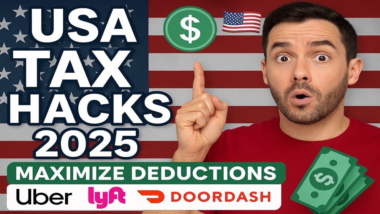 USA Tax Hacks 2025: Maximize Deductions for Uber, Lyft & DoorDash Drivers! 🇺🇸💵