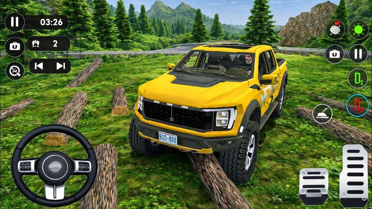 4x4 Offroad Jeep Driving Simulator 3D - Drive SUV 4x4 jeep Offroad GamePlay - Android GamePlay