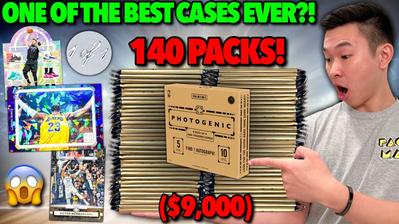 I opened 140 PACKS of the AMAZING PHOTOGENIC Basketball (INSANE CASE)! 😱🔥