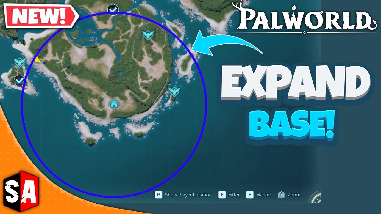 Как установить мод «Расширить базу» в Palworld!